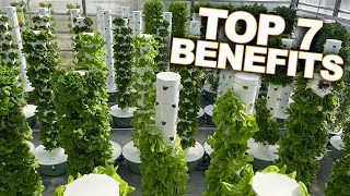 Vertical Farming with Aeroponics Top 7 Benefits of a Tower Farm [upl. by Nylime]