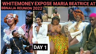 BBNaija Reunion 2022 Whitemoney Expose Maria Chike Saskay Beatric At Brother Reunion 2022BBNaija 7 [upl. by Kcirdek]