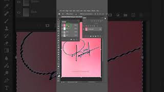 Remove Background From ANY Signature in Photoshop Easily shorts photoshop [upl. by Eulalia]