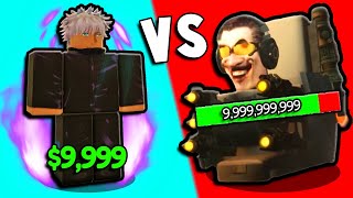 9999 GOJO UNIT vs SKBIDI TOILETS Skibi Defense [upl. by Artied]