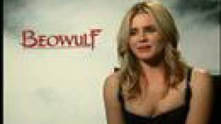 Alison Lohman interview for Beowulf [upl. by Brawner]