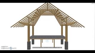 Estructura Par y Nudillo Guadua [upl. by Aramak]