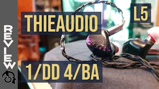 ThieAudio L5 earphones REVIEW 1DD 4BA [upl. by Torrey]