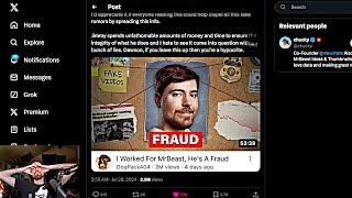 MrBeast Tried To Debunk Fraud Allegations [upl. by Iror538]