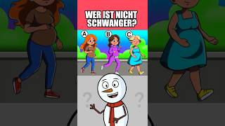 WER IST NICHT SCHWANGER quiz herausforderungen [upl. by Reider580]