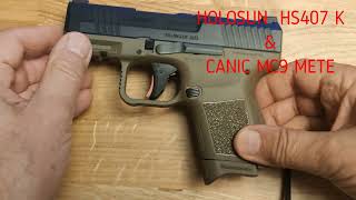 Holosun HS407 K amp CANIC MC9 [upl. by Eelyah287]