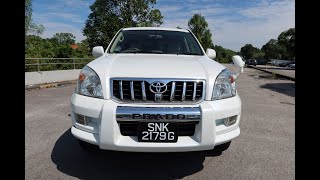 Toyota Prado 2008 White [upl. by Ricoriki]