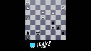 Daily Chess Puzzle  Easy One chess chesspuzzle checkmate chesstactics [upl. by Dnalevelc]