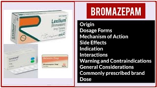 Bromazepam Uses Side Effects Dosage and More [upl. by Fesuoy]