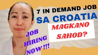 LATEST VIDEO NEW JOB HIRING BOUND TO CROATIA  MADEL DELOS REYES [upl. by Haldi120]