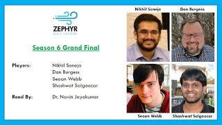 S6 Zephyr Quiz League Grand Final with Shashwat Salgaocar Seoan Webb Dan Burgess amp Nikhil Soneja [upl. by Brynn620]