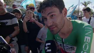 Filippo Ganna  Interview at the finish  Stage 4  Volta ao Algarve em Bicicleta 2024 [upl. by Eaves]