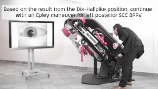 How to do an Epley Maneuver with the TRV Chair [upl. by Dnyletak]