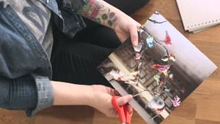 How to Make a Chipboard Album [upl. by Ellehc]