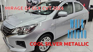 2024 Mitsubishi Mirage G4 GLX CVT Cool Silver Metallic [upl. by Aya183]