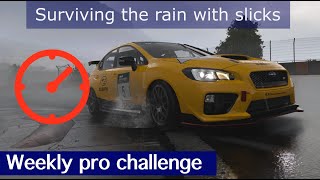 Gran Turismo 7 Survive the rain on slicks  Weekly Pro Challenge [upl. by Ardnaek]