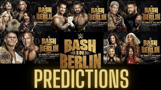 WWE Bash in Berlin Predictions [upl. by Eicnan193]