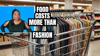 CLOTHES Are Cheaper Than Food  Groceries VS Fashion Which One Should You REALLY Be Spending On [upl. by Gnep]