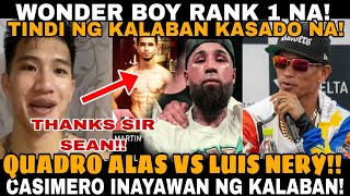 TBP CASIMERO VS LUIS NERY ALAS INAYAWAN NG KALABAN WONDER BOY KASADO NA SEPT 6 NA [upl. by Anaili]