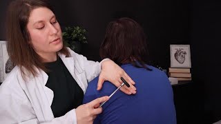 ASMR Full Body Reflex Hammer Testing amp Palpation for Pain Sensation  Sleep Instantly [upl. by Charmine]