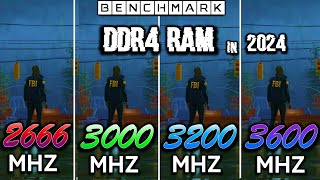 How much RAM MHZ do you need in 2024 2666 vs 3000 vs 3200 vs 3600 MHZ  Test in 10 Games  1440p [upl. by Esyak]