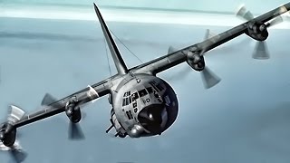 AC130H Spectre Gunship • Airstrike On Insurgents [upl. by Cesar]