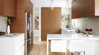 Interior Design – A Small Modern Kitchen With Smart Storage [upl. by Nahshunn557]