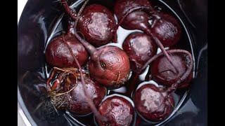 Rote Bete Salat zubereiten Rezept Video  How to Prepare Beet Salat Recipe [upl. by Laurita608]