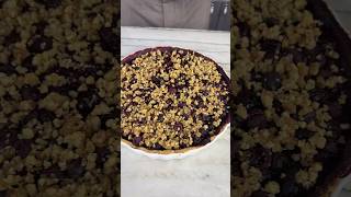 Vegan Blueberry Crumb Pie Refined Sugar Free Gluten Free Oil Free [upl. by Eiramyma]