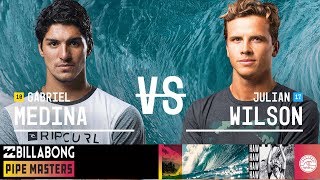 Gabriel Medina vs Julian Wilson  FINAL  Billabong Pipe Masters 2018 [upl. by Anelehs]