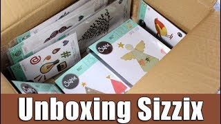 Sizzix  Unboxing amp Giveaway [upl. by Levin]