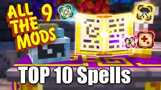 Top 10 Best Spells in Ars Nouveau  All The Mods 9 [upl. by Berkow]