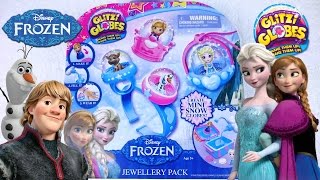 Обзор Холодное Сердце Frozen Glitzi Globes игрушки для девочек украшения [upl. by Elisee]