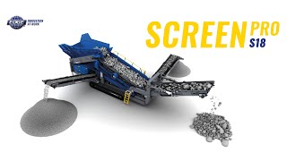 SCREENPRO S18 SCALPING SCREEN FROM EDGE [upl. by Ramled]