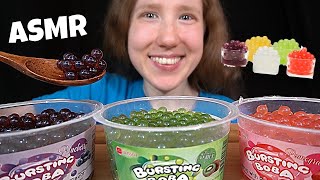 ASMR POPPING BOBA 🍡 MUKBANG No Talking EATING SOUNDS [upl. by Rapsag]