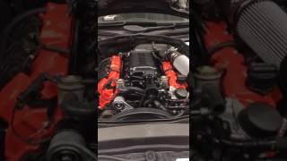 Mercedes SL55 AMG Stage 3 WEISTEC first engine start after Power Torque Treatment [upl. by Ecirtnahs]