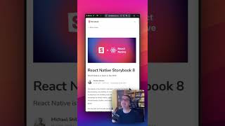 Storybook 8 для React Native [upl. by Gnouv297]