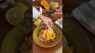 Trying to add colours in my plate homemadefood cookingasmr healthydiet shrimps healthyrecipe [upl. by Shornick]