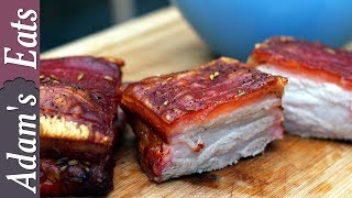 Slow roasted pork belly  How to get juicy pork belly with crispy crackling [upl. by Benedikta]