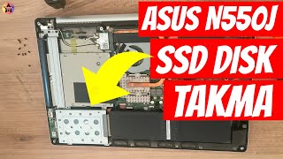 Asus N550J SSD Takma Asus Notebook SSD Disk Değişimi [upl. by Nevai948]