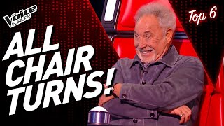 BEST ALL CHAIR TURNS in The Voice  TOP 6 Part 4 [upl. by Clough]