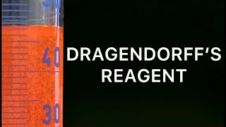 Dragendorff´s Reagent For Testing DEADLY Datura Seeds [upl. by Zeidman25]