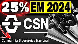 CSNA3 CSN PODE SUBIR 25 EM 2024 PROJEÇÃO DE DIVIDENDOS CAPEX E DÍVIDA VALE A PENA INVESTIR [upl. by Heywood]