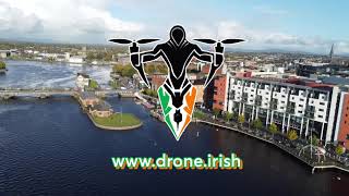 🔵 Limerick OConnell Street after the renovation seen from the drone 🔵 4K 🔵 20231026 [upl. by Ahsyla557]