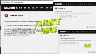 Fix Unrecoverable DirectX Error Fix works for different games [upl. by Lanette]