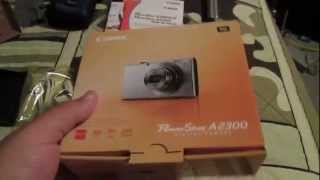 Canon Power Shot A2300 Unboxing [upl. by Gnolb]