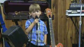 4 Year Old Nathan Sings quotPuff of Dustquot [upl. by Hinkle768]