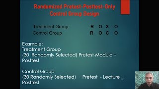 Paano Gamitin ang Randomized Pretest Posttest Only Control Group Design [upl. by Gusella]