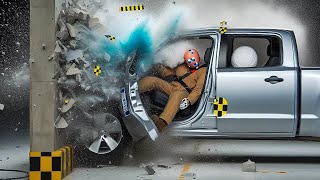 10 SAFEST PICKUP TRUCKS IIHS Crash Test [upl. by Allisirp]