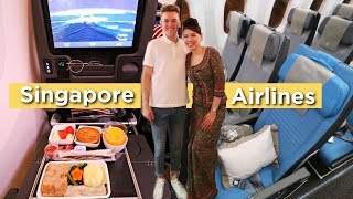 OMG THE WORLDS BEST ECONOMY CLASS  Singapore Airlines 78710 and A350 Review [upl. by Reppart]